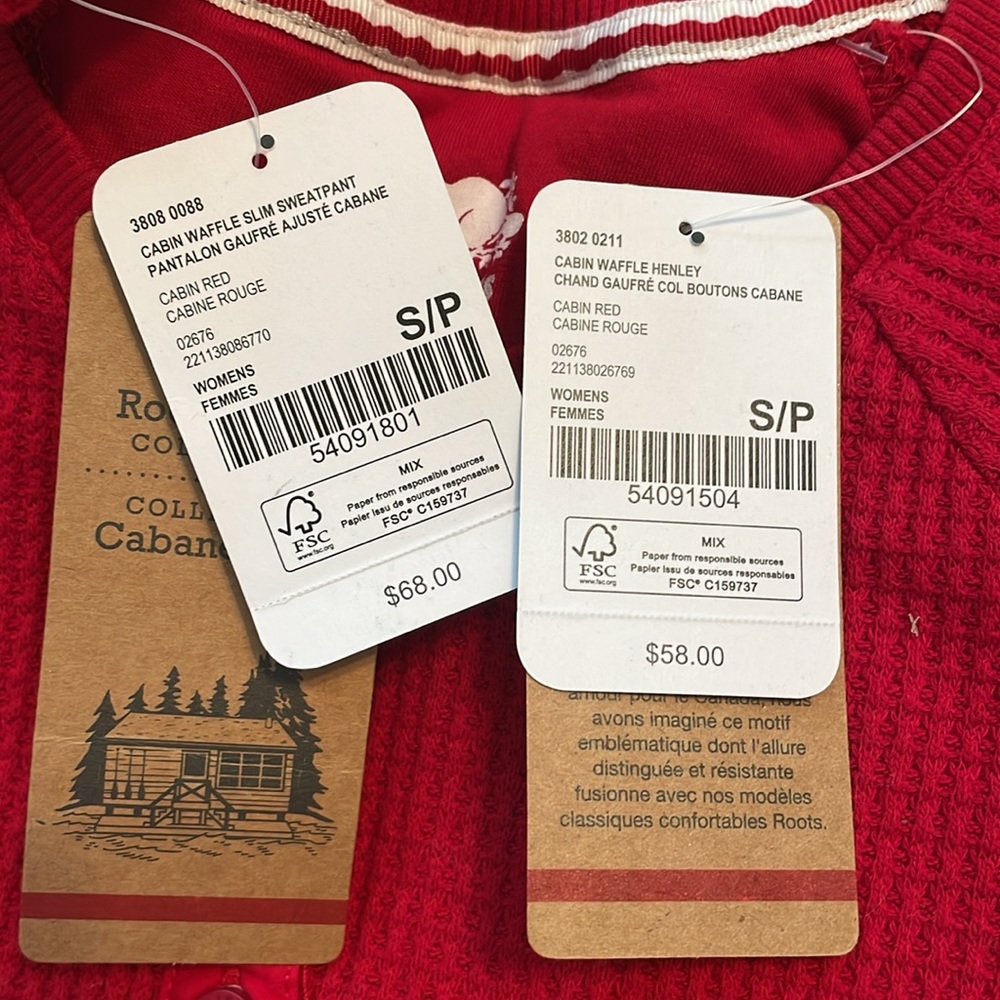 NWT Roots Waffle Knit Set - Picture 4 of 7